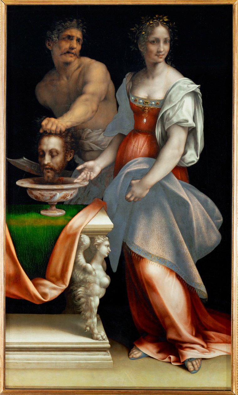 Salomè con la testa del Battista ... da Cesare da Sesto
