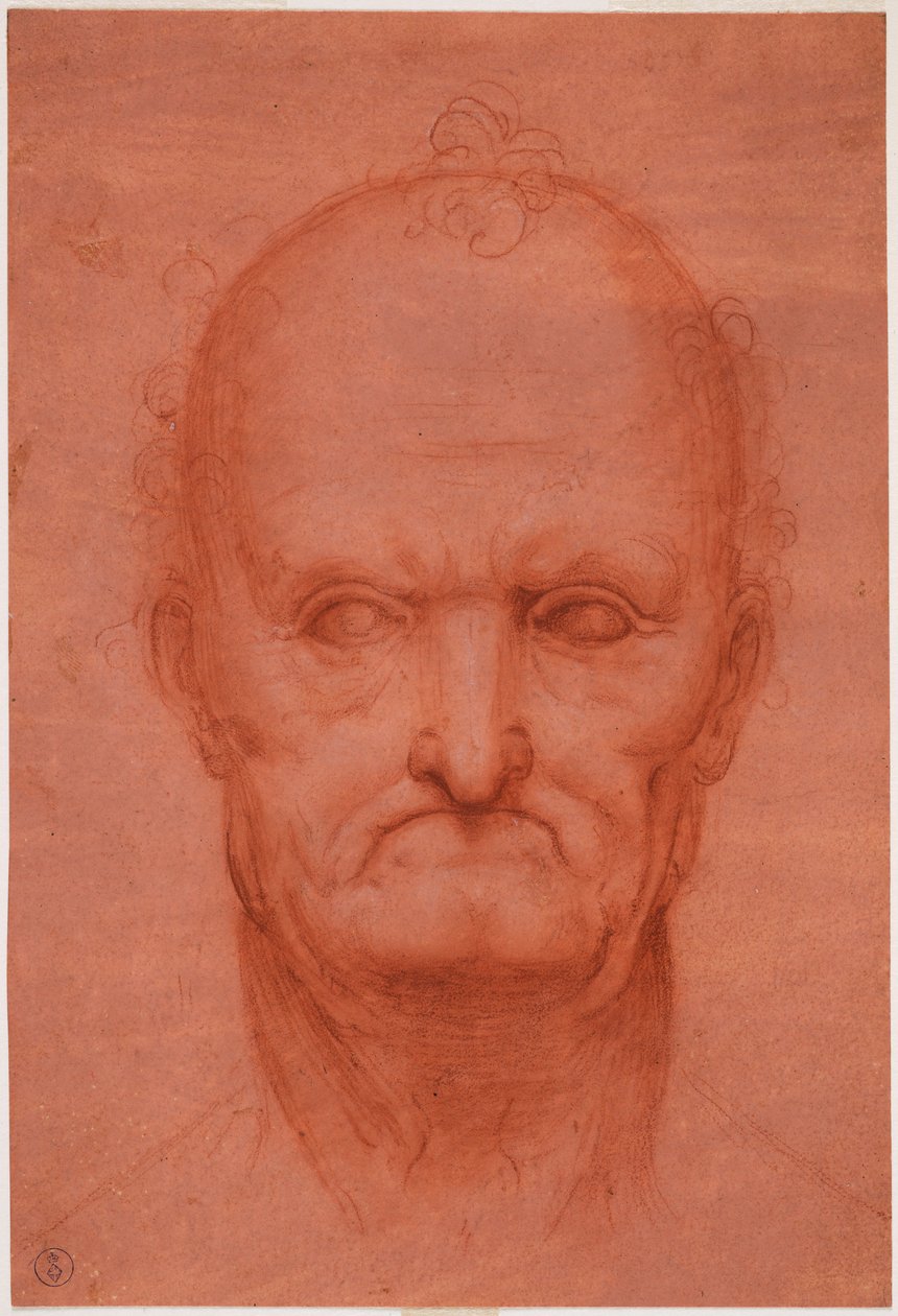 Testa di vecchio, c. 1515 da Cesare da attr.to Sesto