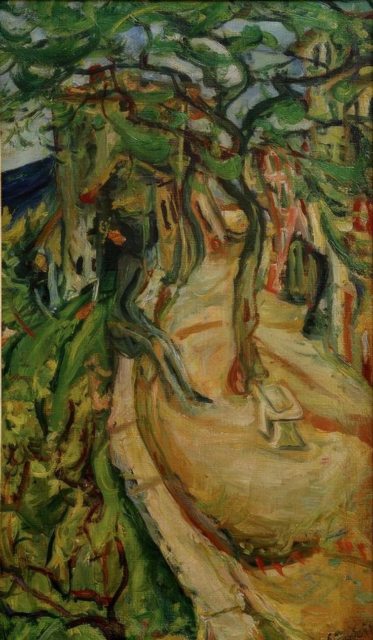 Ch. Soutine, La terrazza a Vence da Chaim Soutine