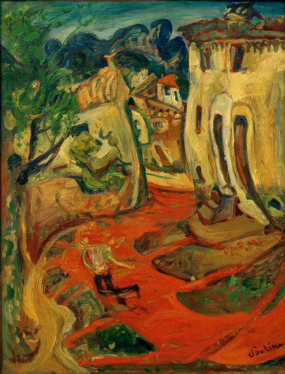 Ch. Soutine, Strada a Cagnes da Chaim Soutine