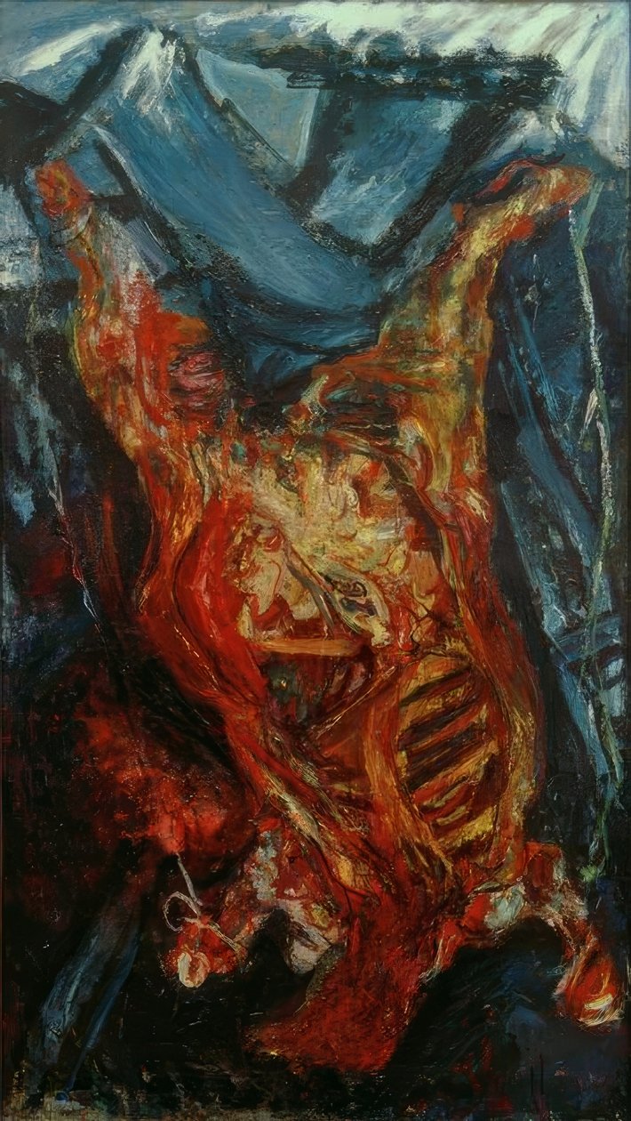 Chaim Soutine, bue scuoiato da Chaim Soutine