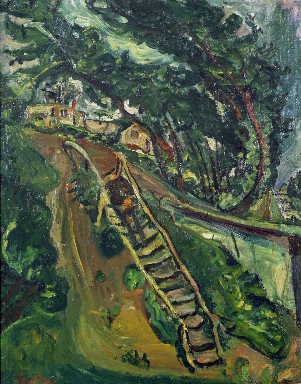 Uomo che Cammina sulle Scale, 1922-3 da Chaim Soutine