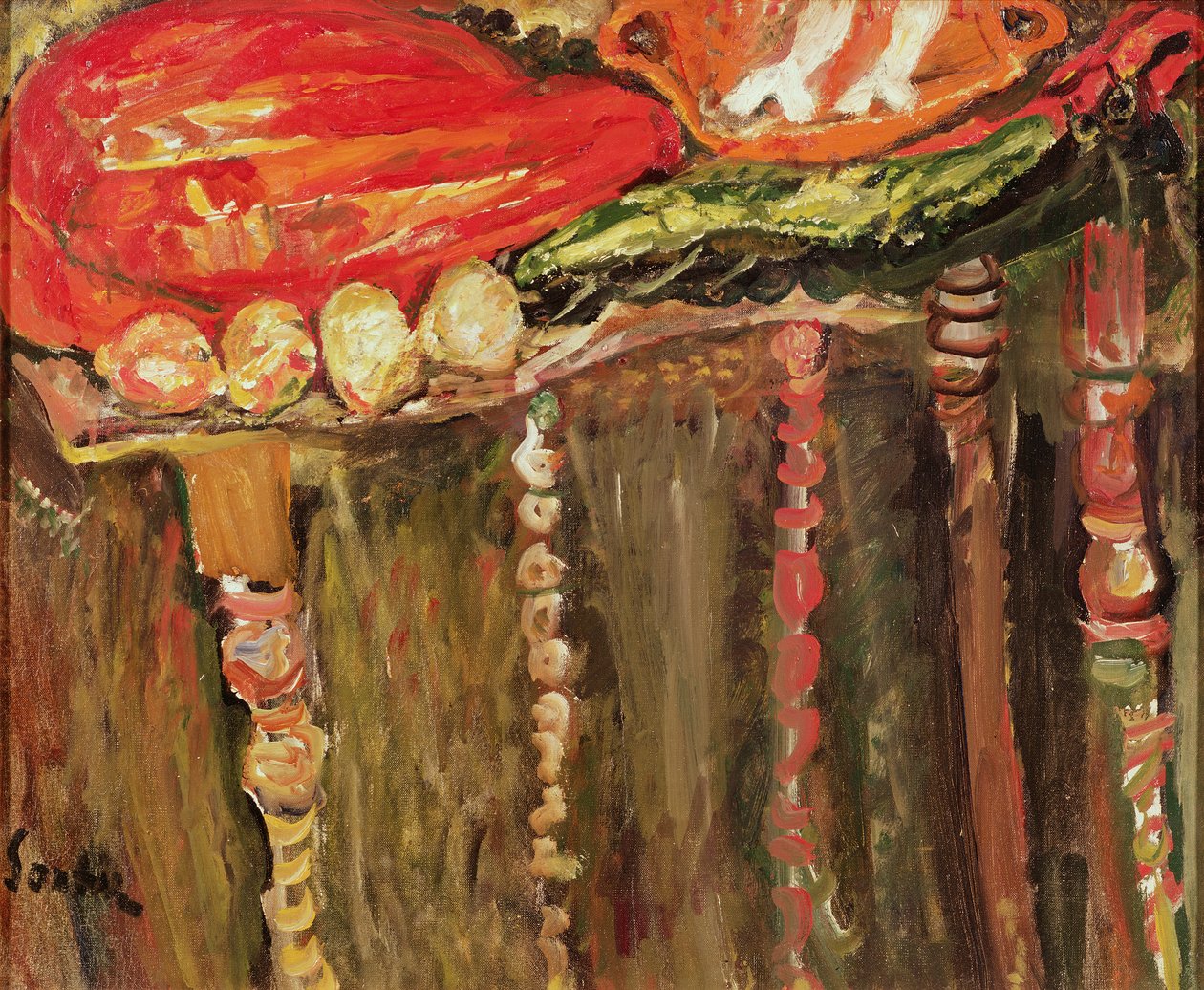 Natura morta con un pezzo di carne cruda, c.1924 da Chaim Soutine