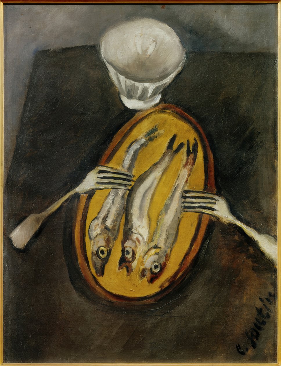 Natura morta con aringhe da Chaim Soutine