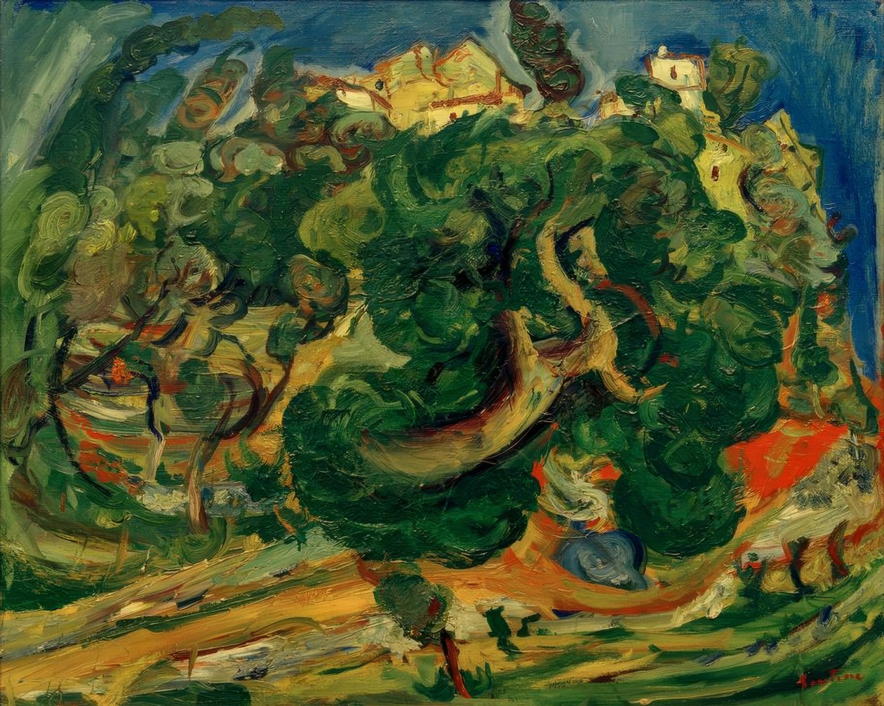Ch. Soutine, paesaggio nel sud della Francia da Chaim Soutine