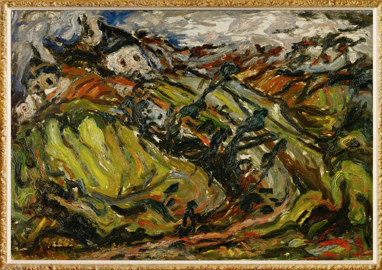 Case a Ceret (pittura su tela) da Chaim Soutine