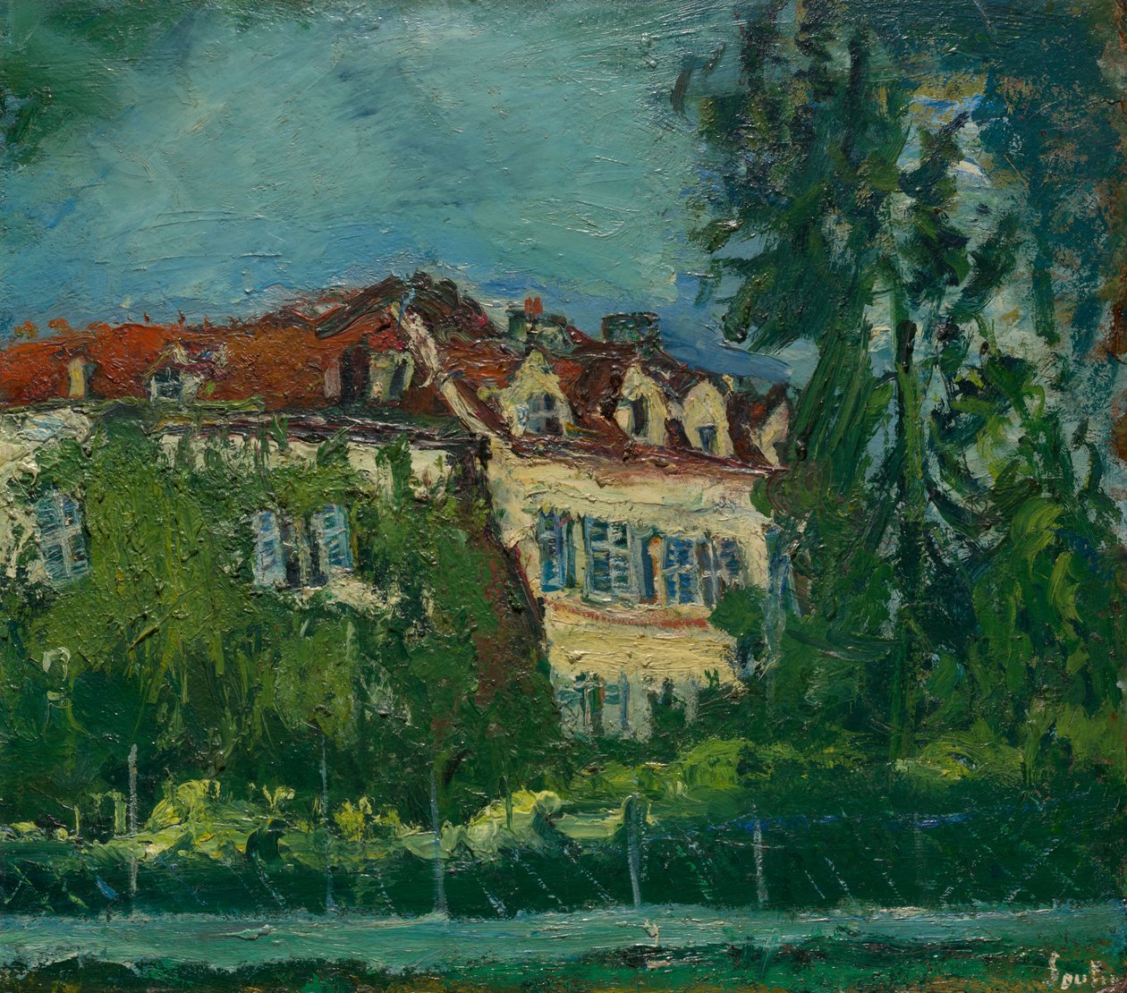 Landschaft mit Haus da Chaim Soutine