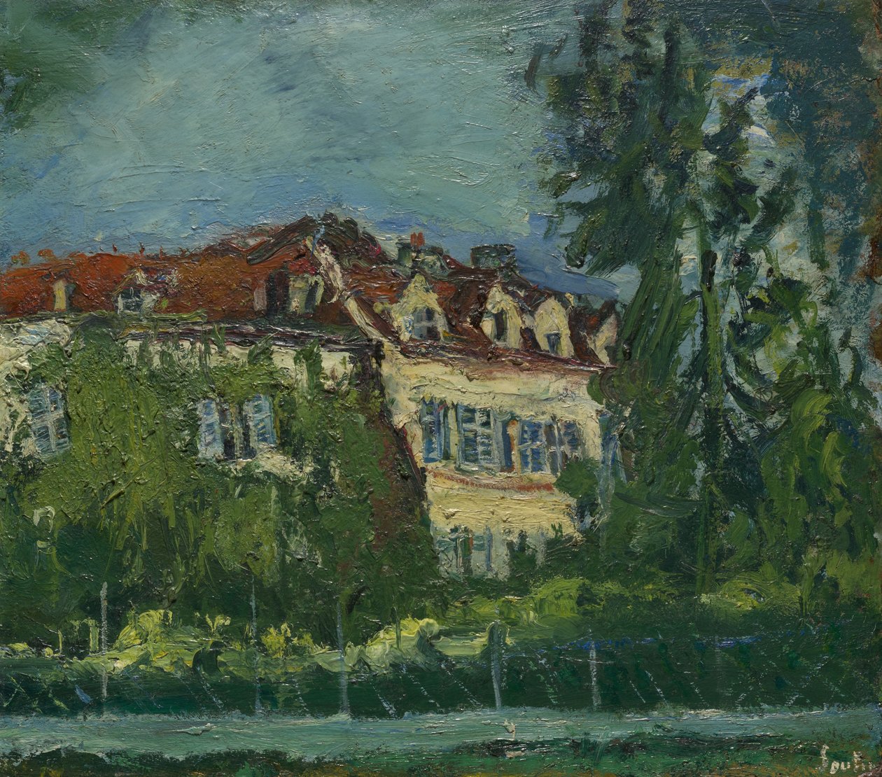 Paesaggio con casa da Chaim Soutine
