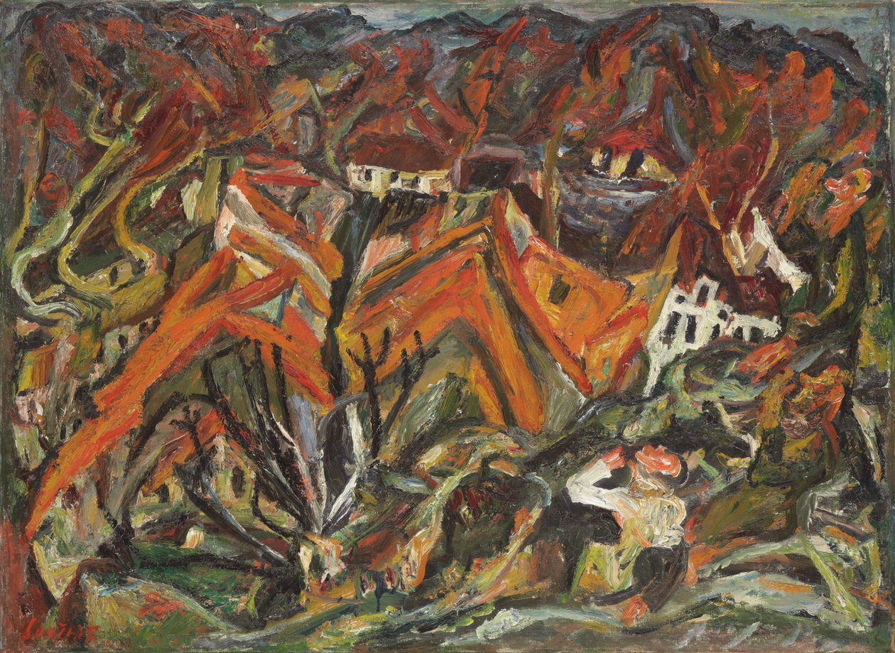 Vista del villaggio da Chaim Soutine