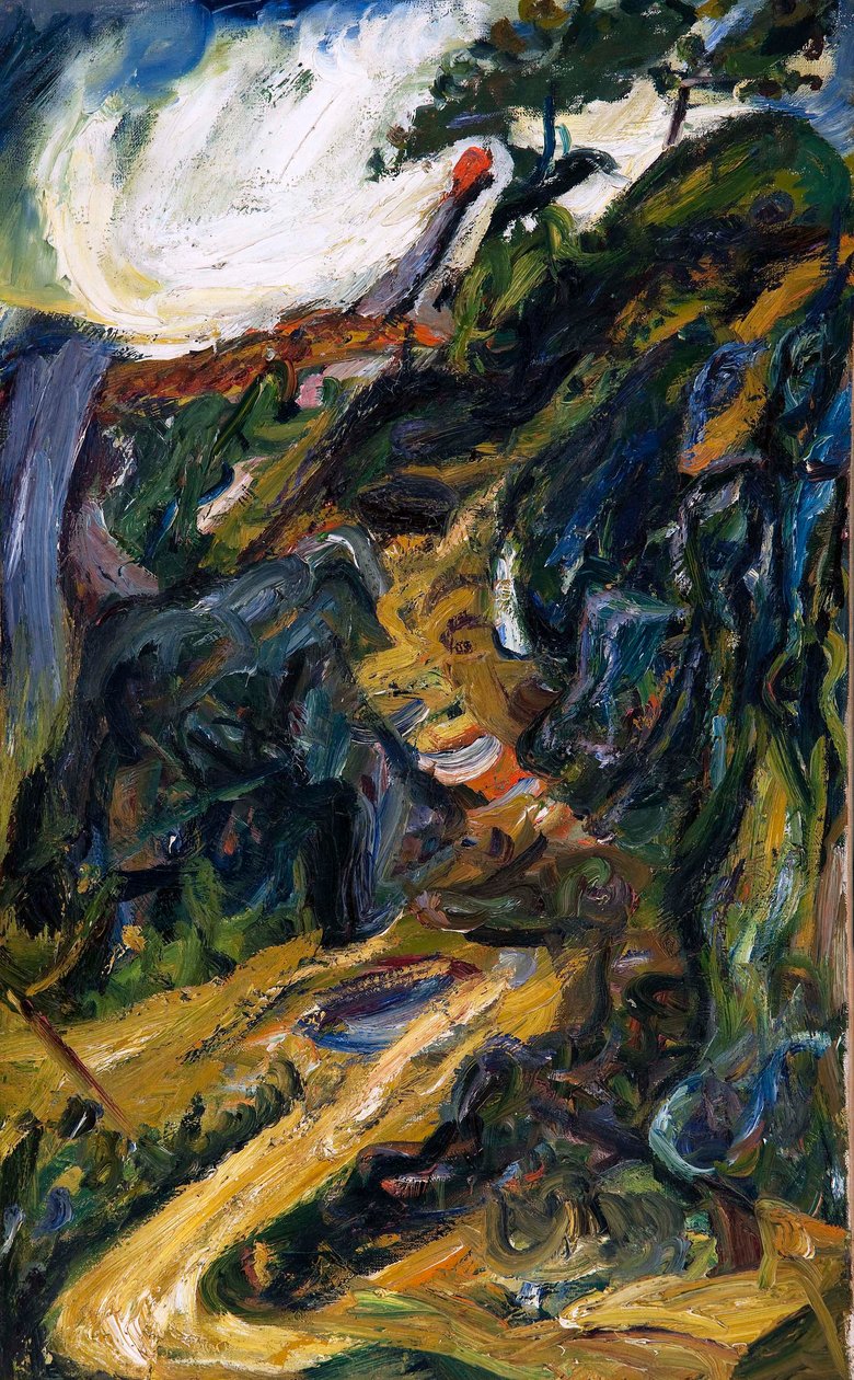 Strada tortuosa, vicino a Gréolières da Chaim Soutine