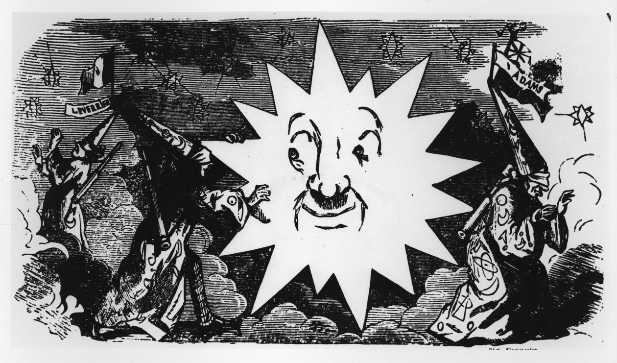 Caricatura della scoperta di Nettuno, da 