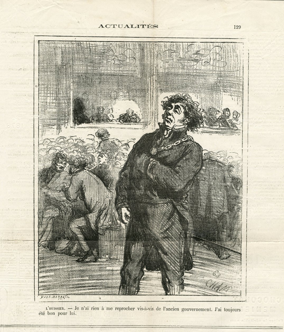 Illustrazione di Cham (1819-1879) in Le Charivari da Amédée de Noé