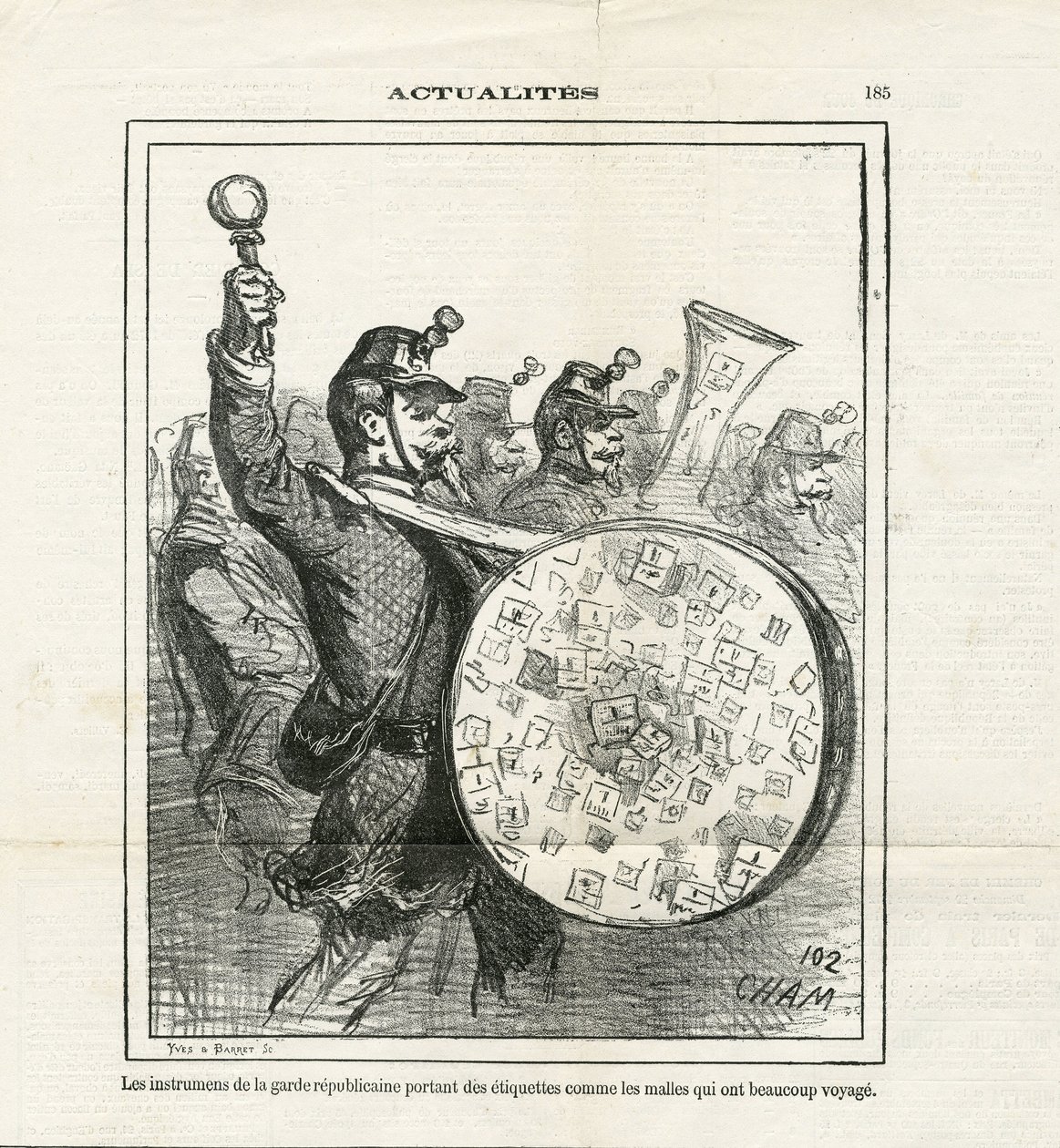 Illustrazione di Cham (1819-1879) in Le Charivari da Amédée de Noé