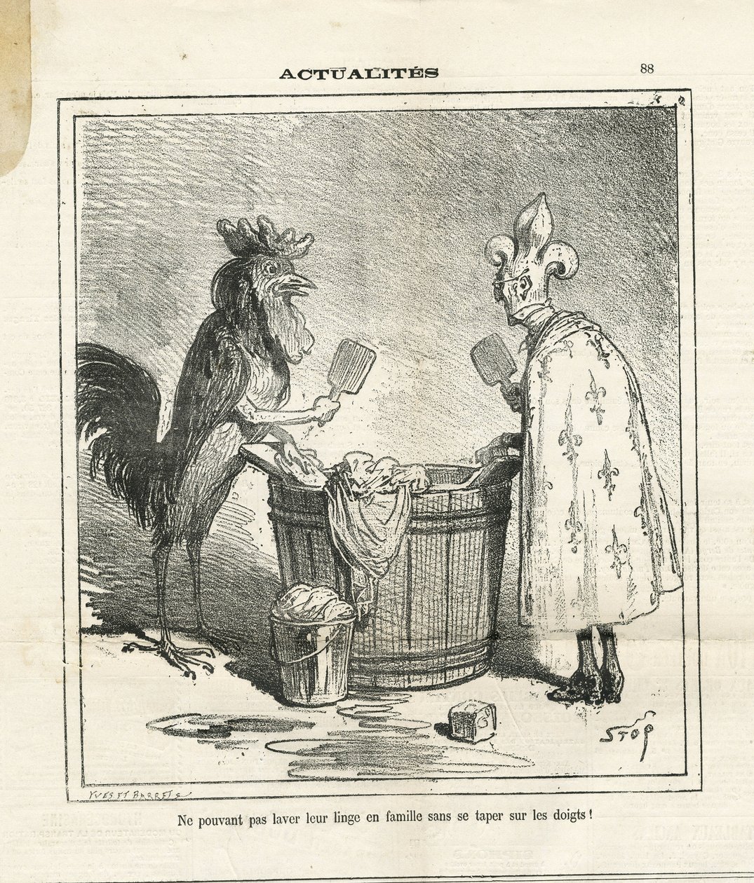 Illustrazione di Cham (1819-1879) in Le Charivari da Amédée de Noé