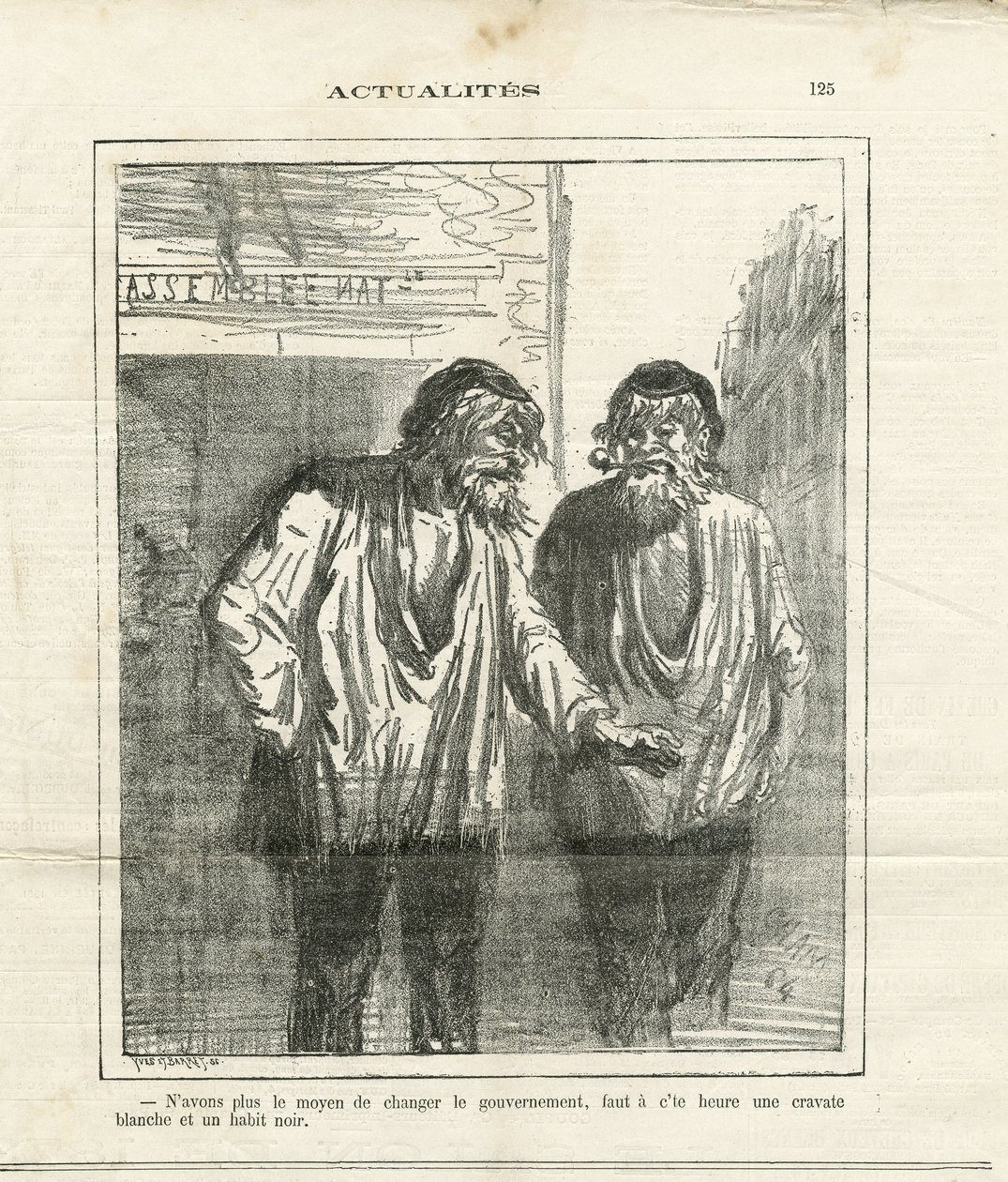 Illustrazione di Cham (1819-1879) in Le Charivari da Amédée de Noé