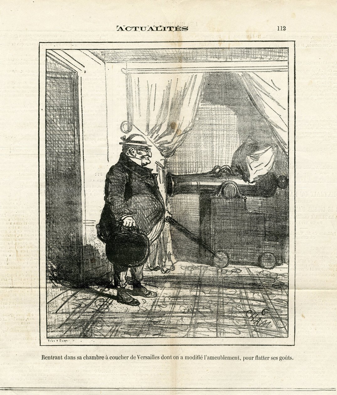 Illustrazione di Cham (1819-1879) in Le Charivari da Amédée de Noé