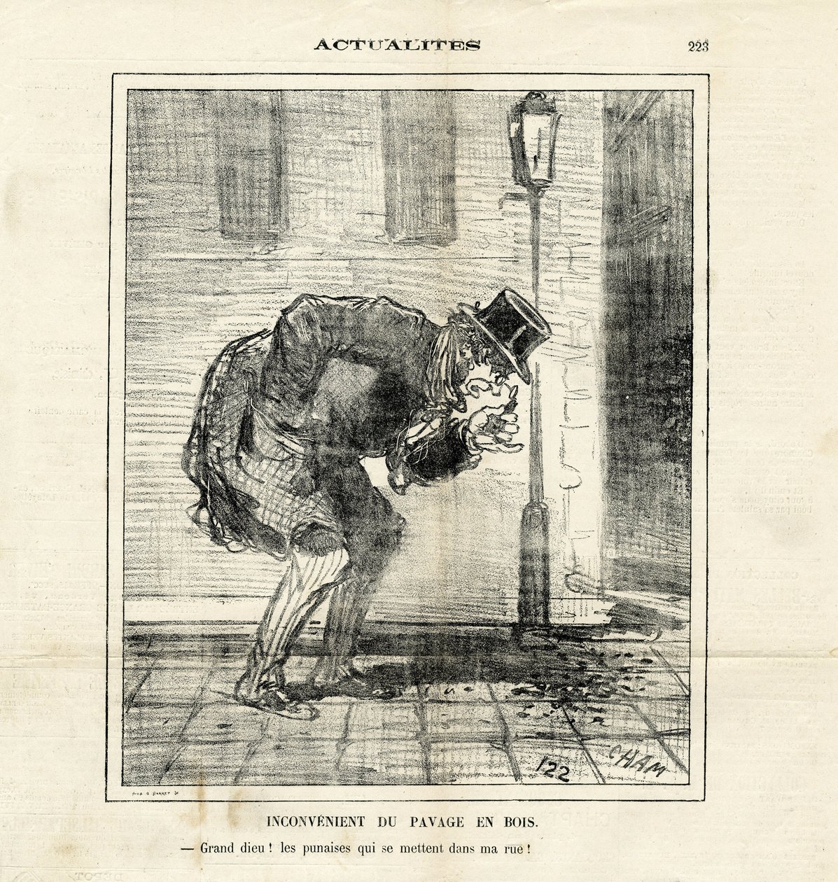 Illustrazione di Cham (1819-1879) in Le Charivari da Amédée de Noé