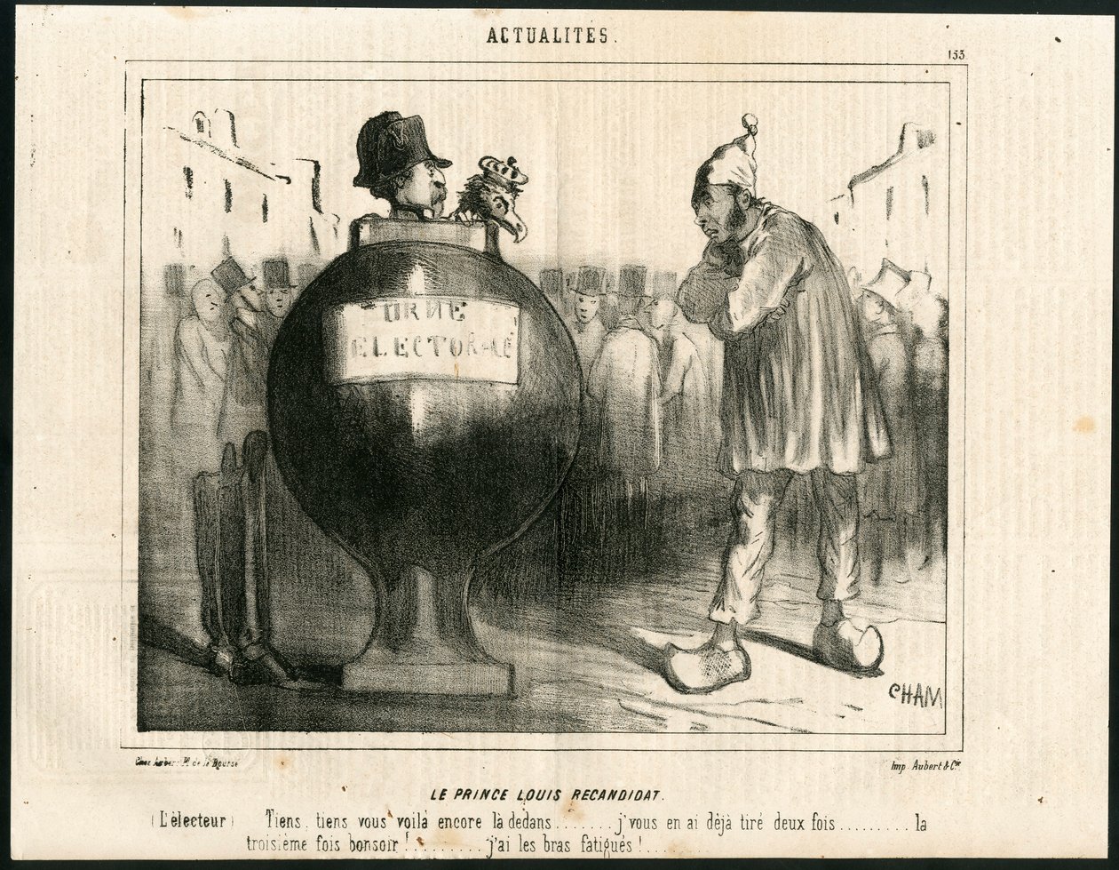 Le Charivari, Satirico in B & N da Amédée de Noé