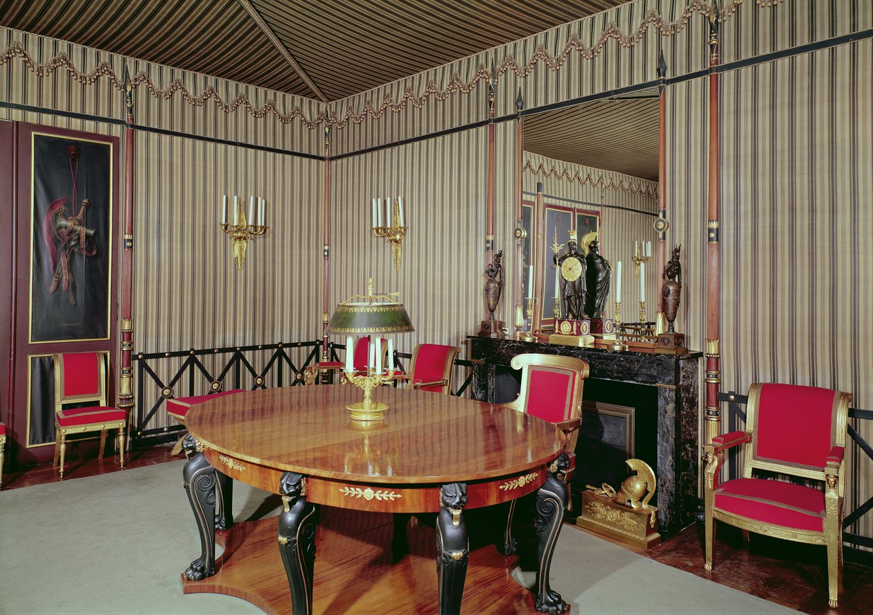 Sala del consiglio, creata nel 1800 da Charles Percier