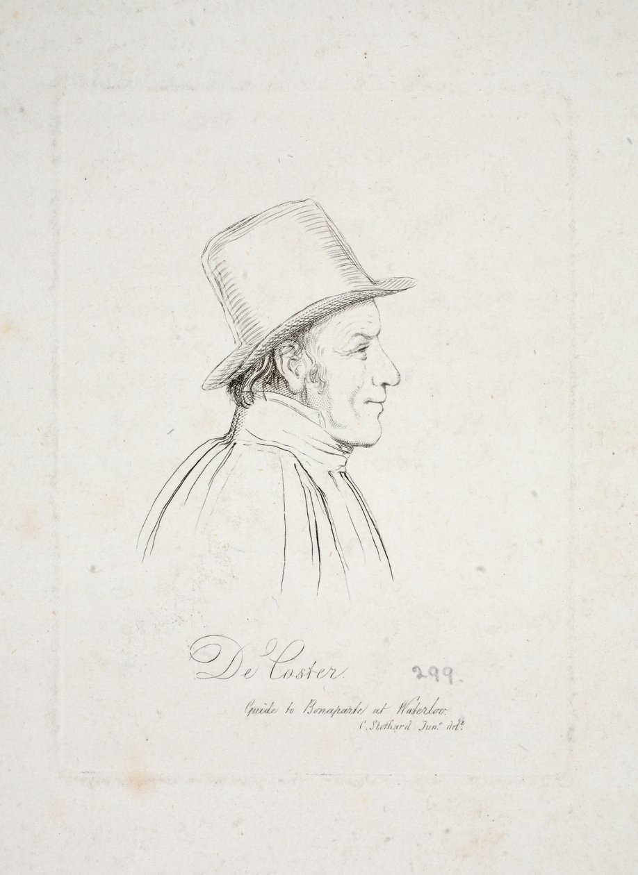 De Coster, guida di Bonaparte a Waterloo da Charles Alfred Stothard
