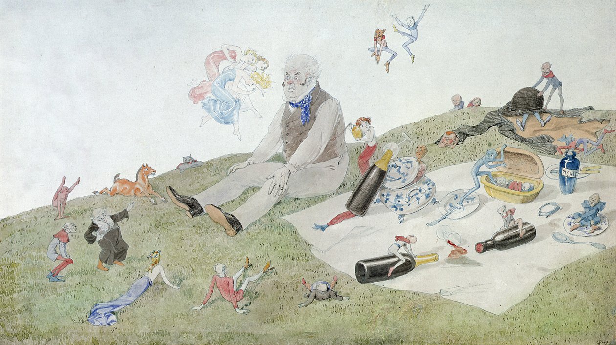 Un picnic incantato (1882) da Charles Altamont Doyle