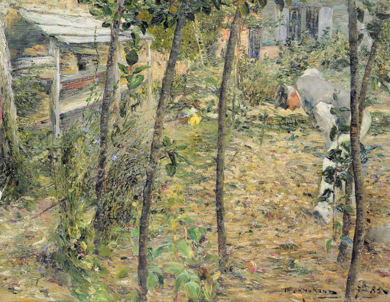 Nel giardino, 1885 da Charles Angrand