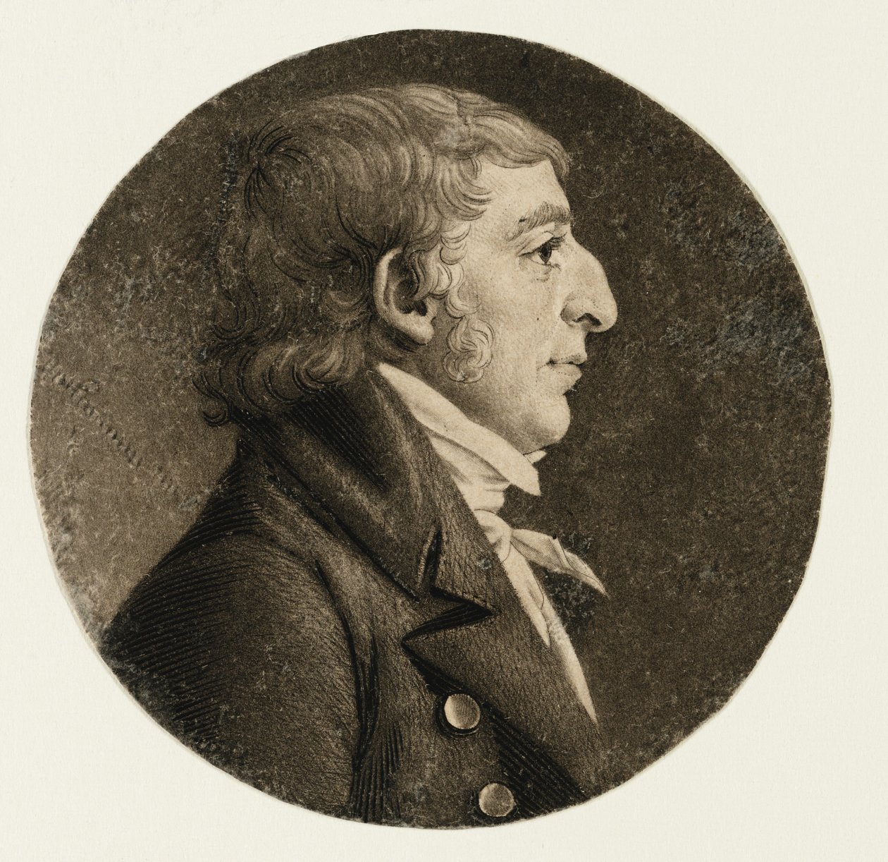 Benjamin King, pub. 1806 da Charles Balthazar Julien Févret de Saint Mémin