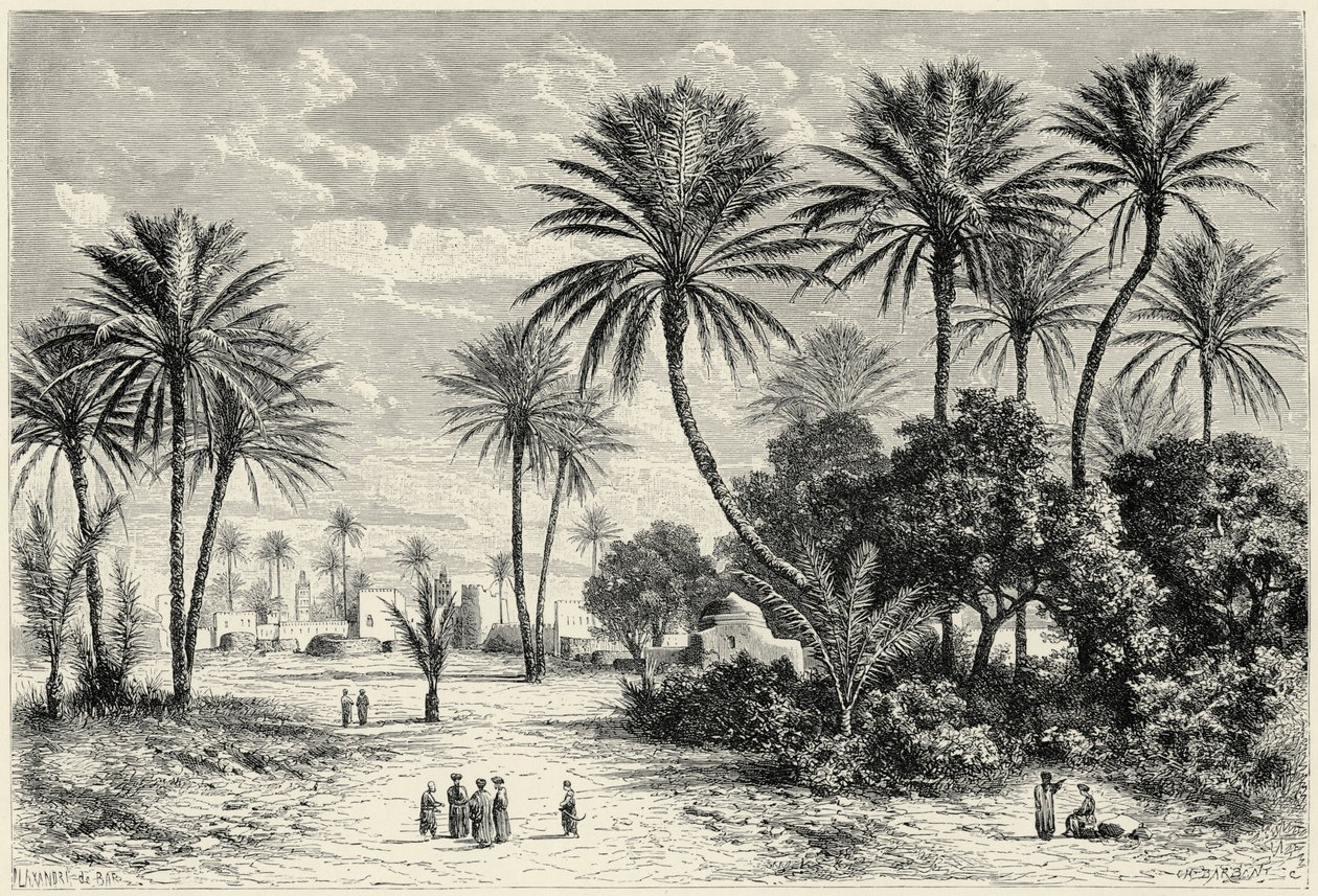 Oasi di Gafsa: Tunisi da Charles Barbant
