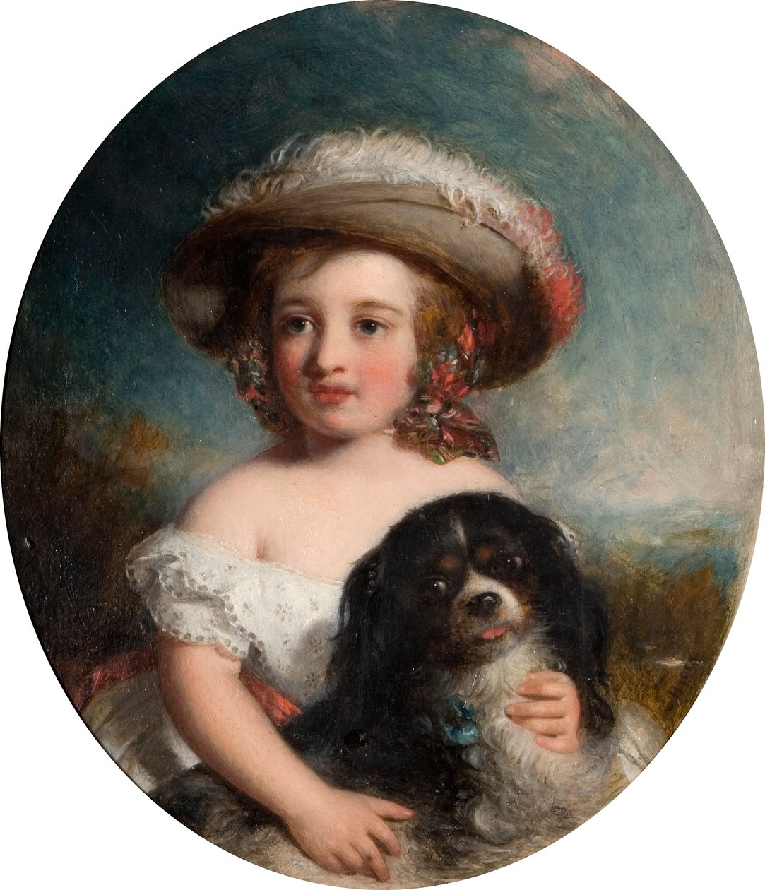Amami, ama il mio cane, 1853 da Charles Baxter