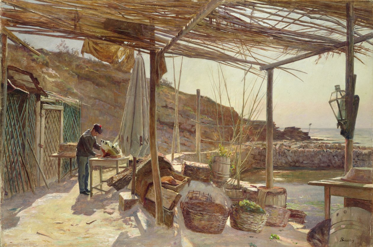 Il magazzino a Ciotat, prima del 1903 da Charles Beauverie