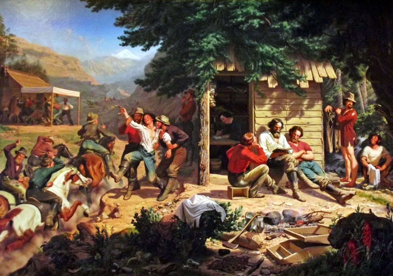 Domenica mattina nelle miniere da Charles Christian Nahl