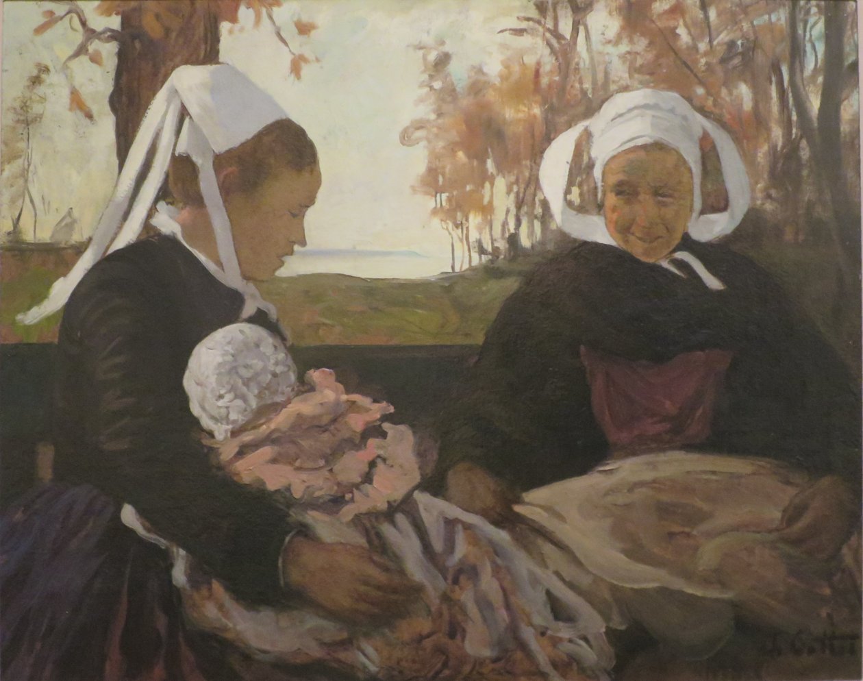 Le tre generazioni da Charles Cottet