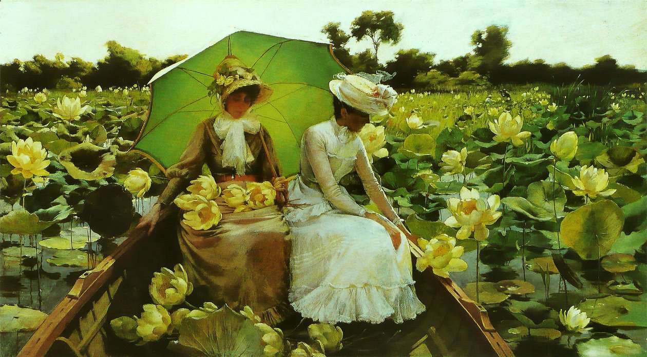 Ninfee da Charles Courtney Curran