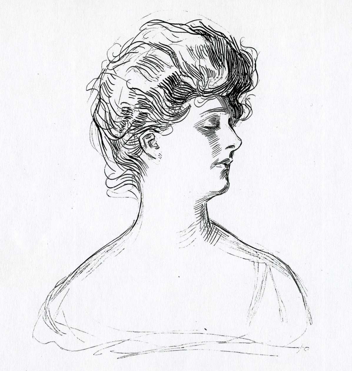 Una ragazza Gibson, c.1902 da Charles Dana Gibson