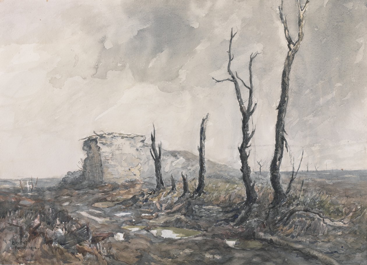 Gibraltar, punto forte, Pozieres, 1918 da Charles David Jones Bryant