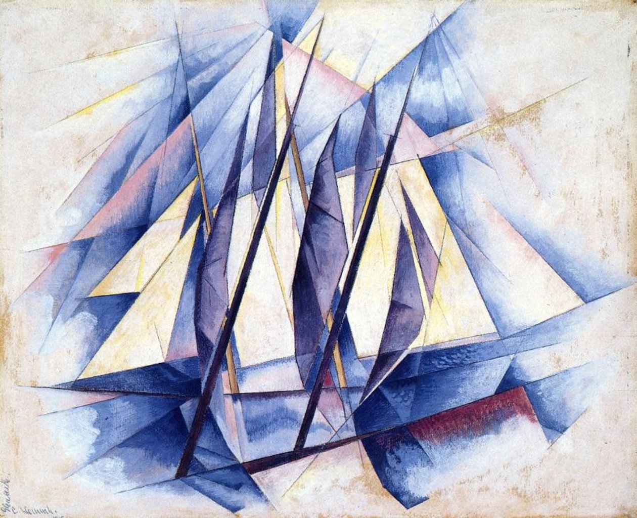 Barche a vela, 1919 da Charles Demuth