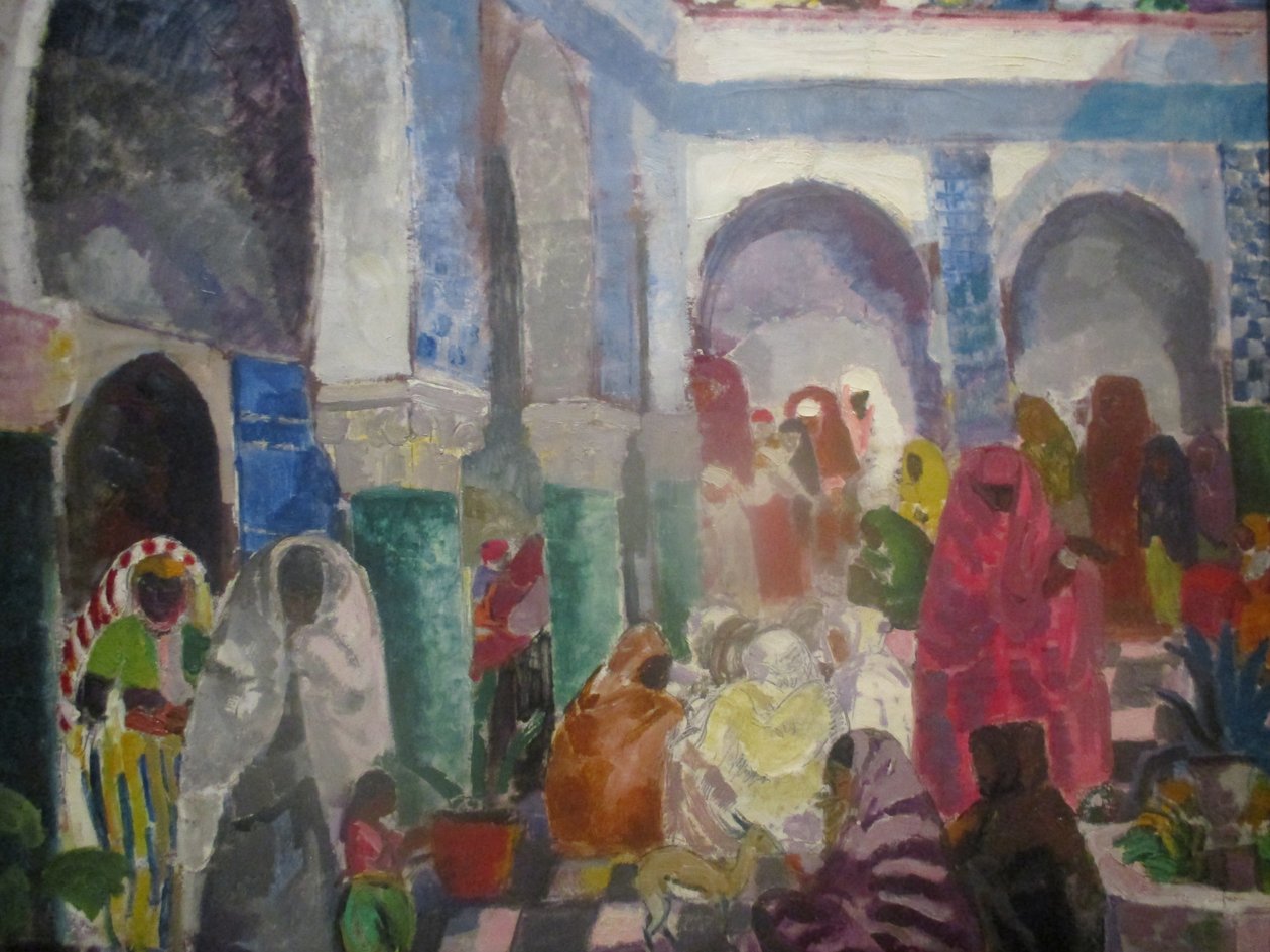 Cortile ad Algeri da Charles Georges Dufresne