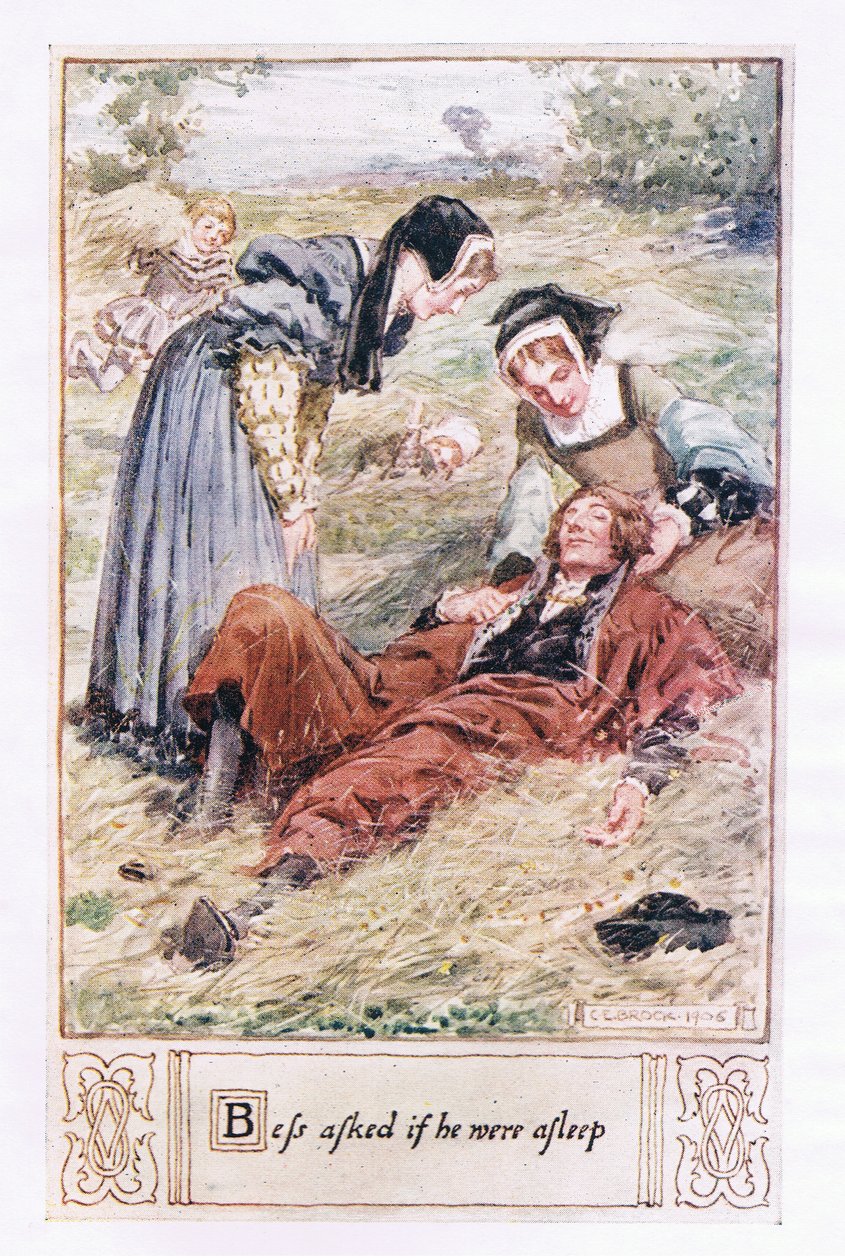 Bess chiese se stesse dormendo da Charles Edmund Brock