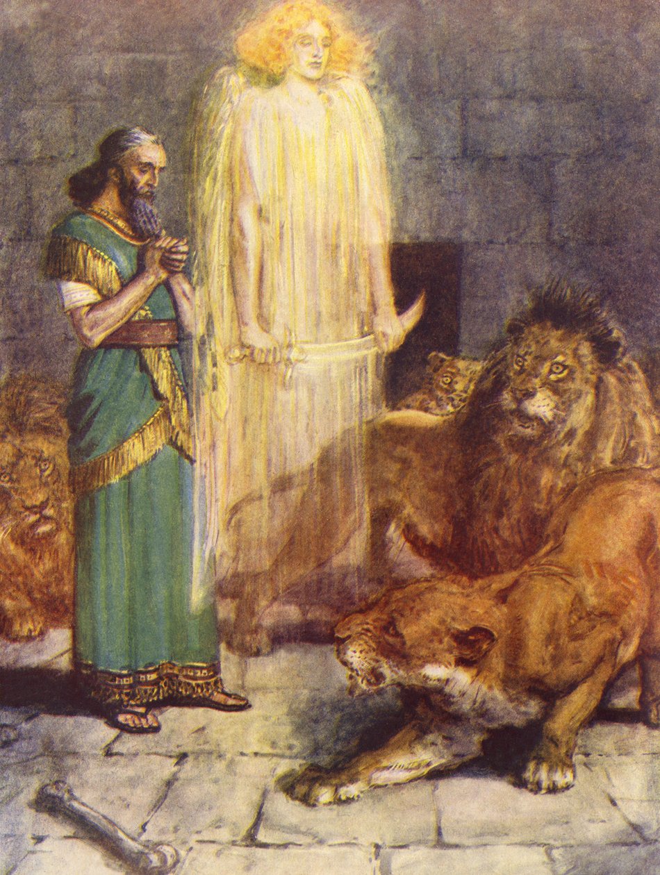 Daniele nella fossa dei leoni da Charles Edmund Brock