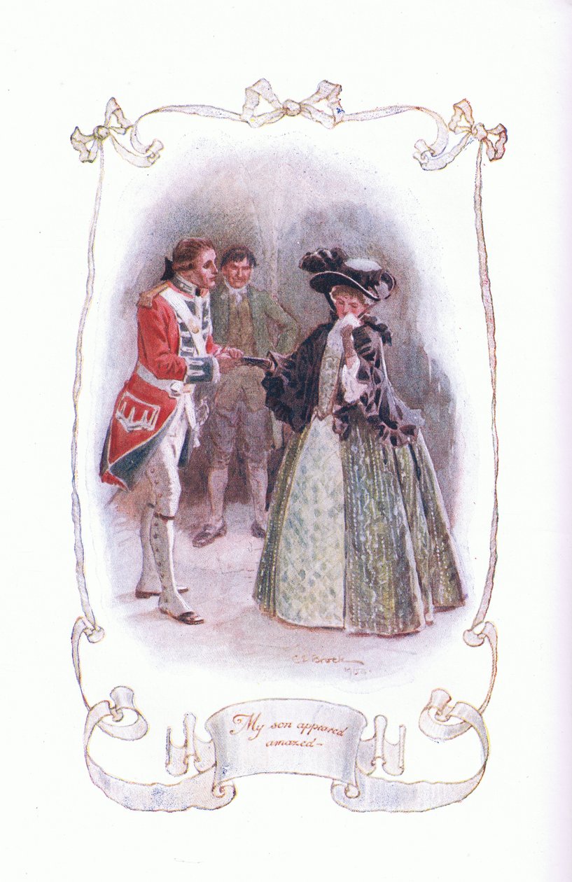 Mio figlio appariva stupito, da Il Vicario di Wakefield pubblicato da J M Dent & Son Ltd, anni 1920 da Charles Edmund Brock
