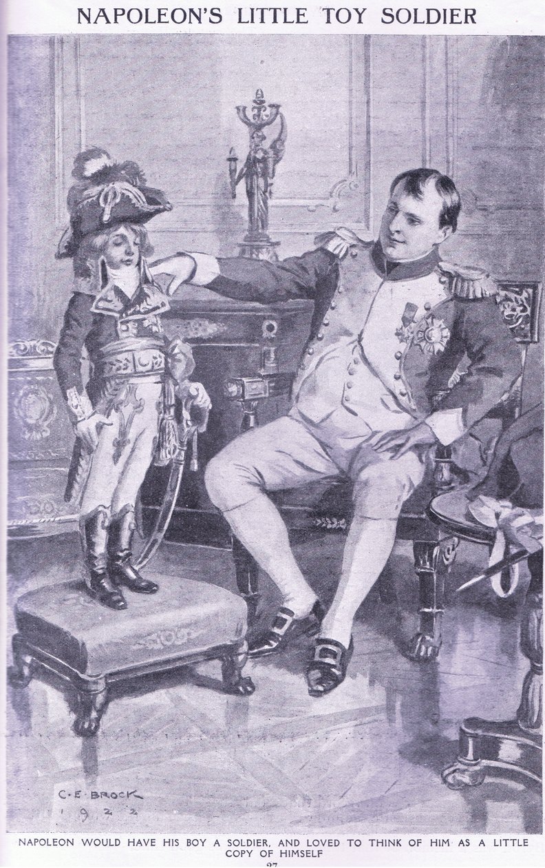 Il piccolo soldatino di Napoleone da Charles Edmund Brock