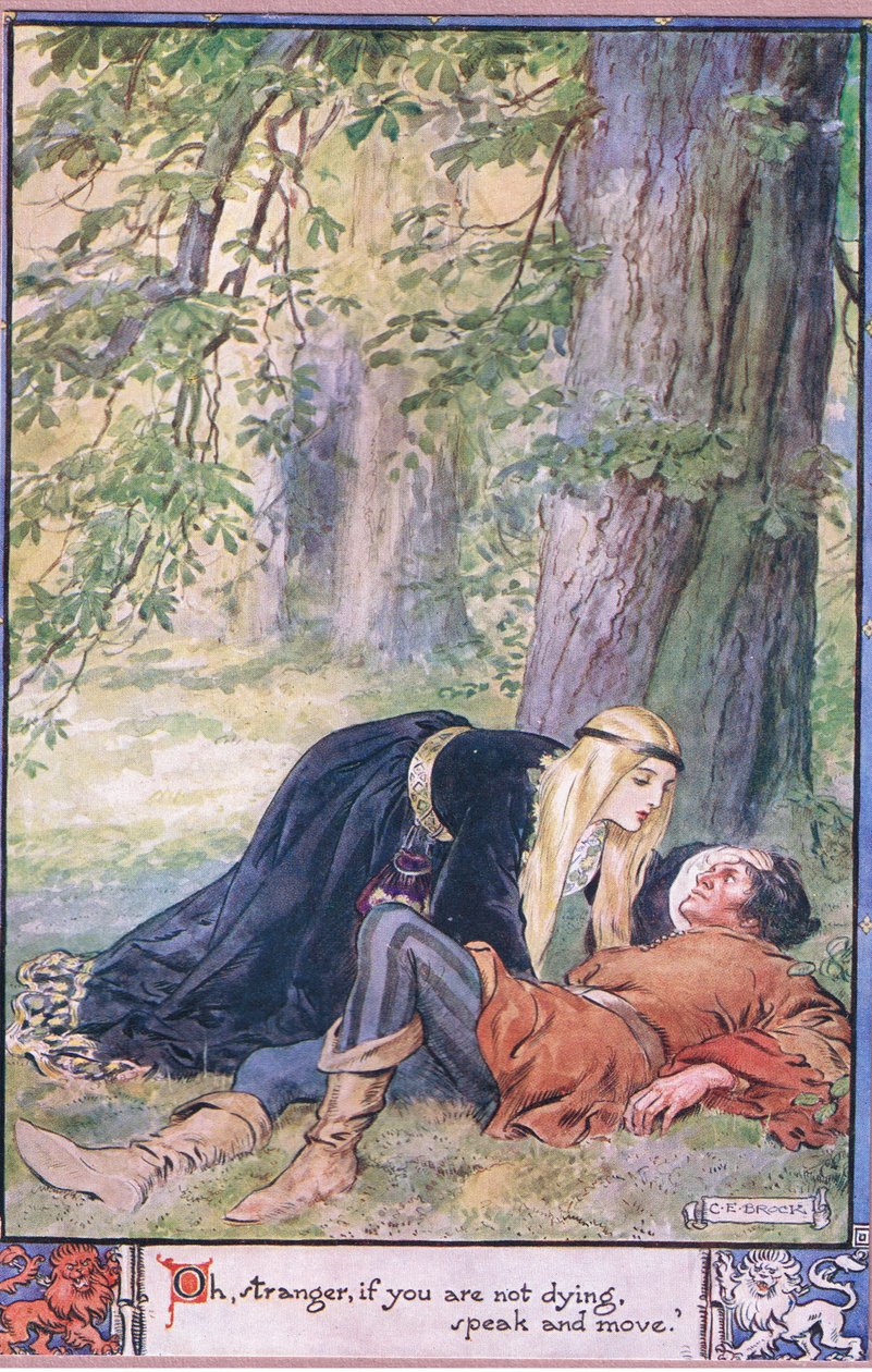 Oh, straniero, se non stai morendo parla e muoviti. da Charles Edmund Brock