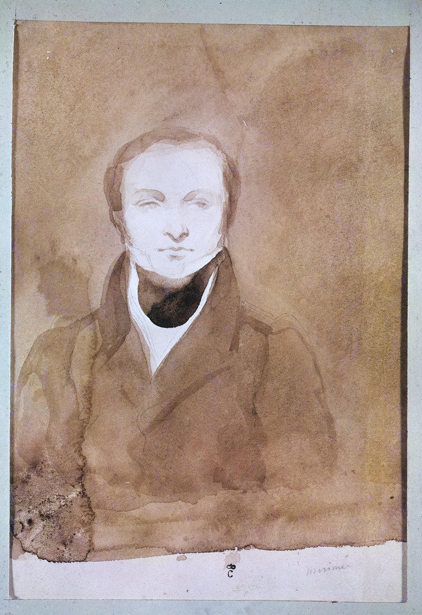 Ritratto di Prosper Mérimée (1803-70) da Charles Emile Callande de Champmartin