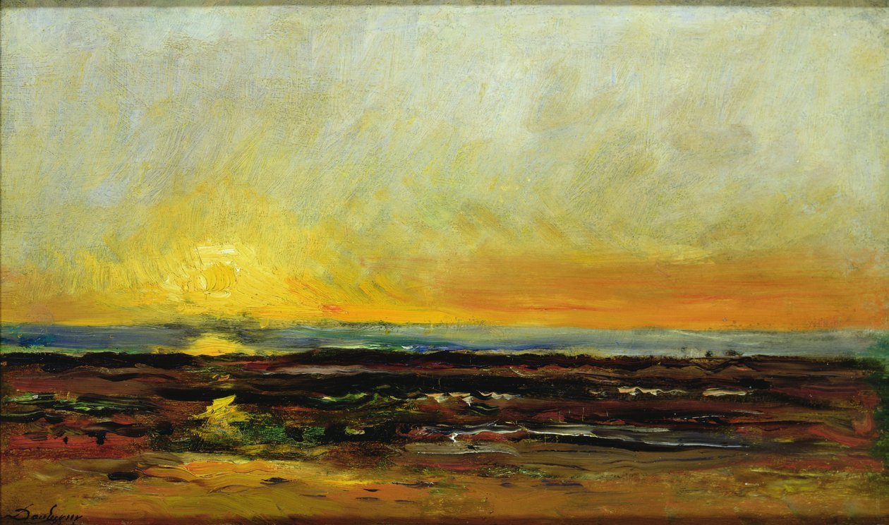 Tramonto sulla costa da Charles Francois Daubigny