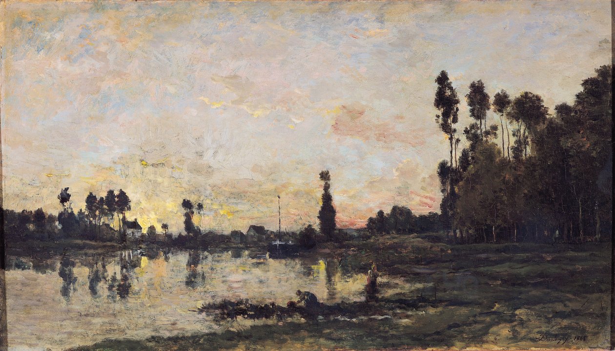 Tramonto sull'Oise | Charles Francois Daubigny