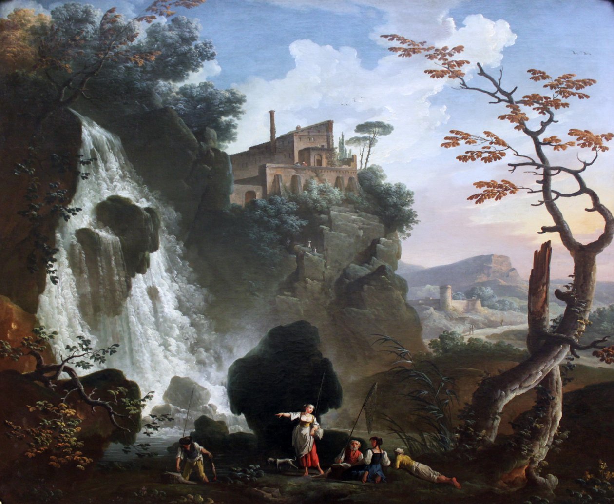 La villa di Mecenate a Tivoli da Charles François Grenier de Lacroix