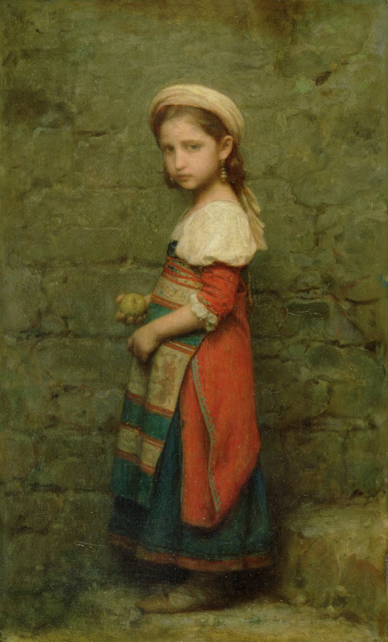 Ragazza italiana, 1863 da Charles François Jalabert