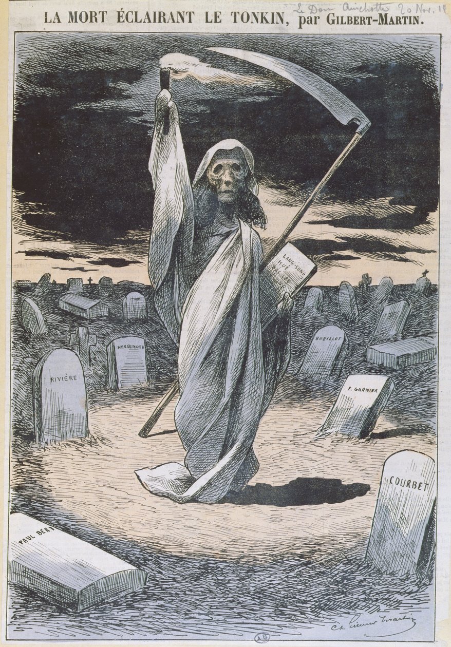 La morte illumina Tonkin, illustrazione da 