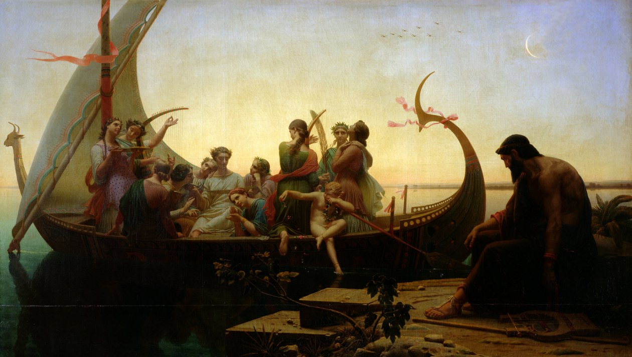 Illusioni Perdute, o Sera, prima del 1843 da Charles Gleyre