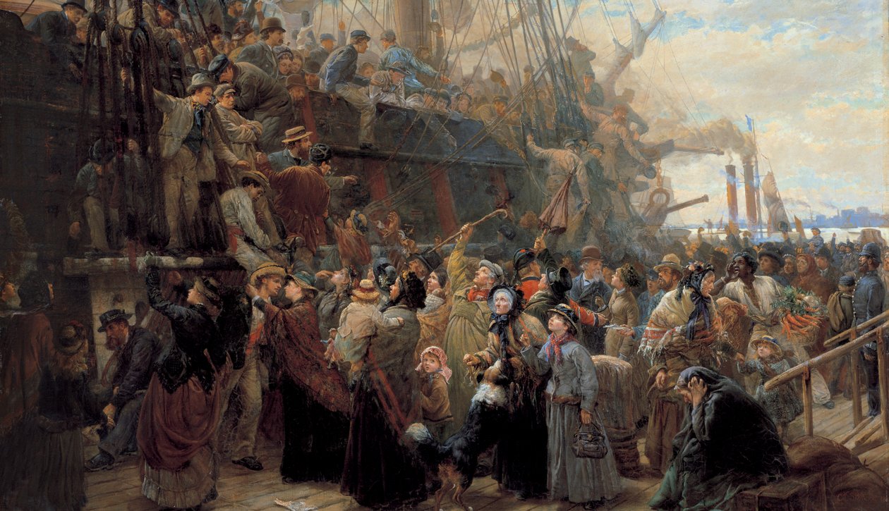La nave degli emigranti da Charles J. Staniland